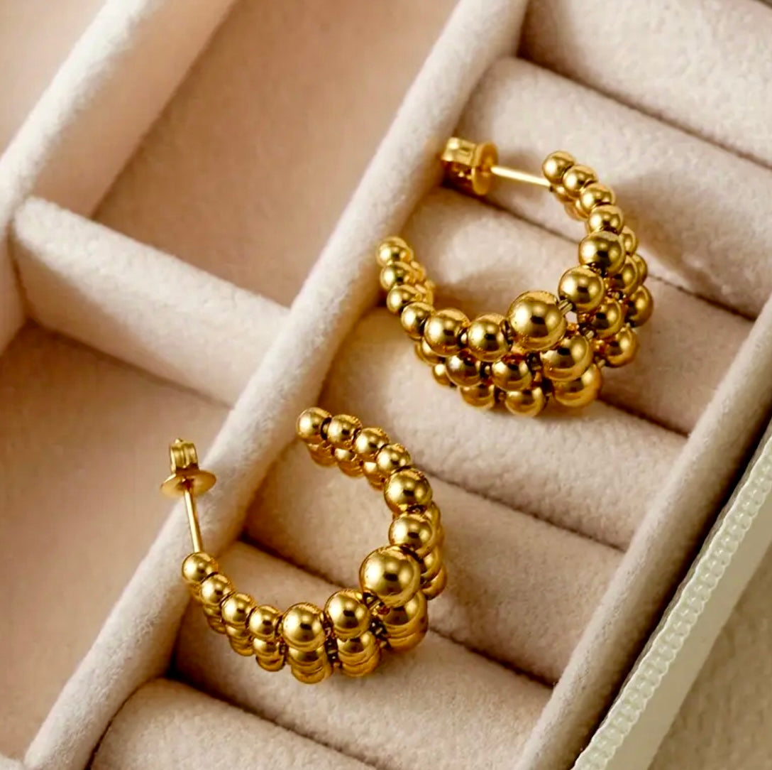 Jazmine Stainless Steel Earrings
