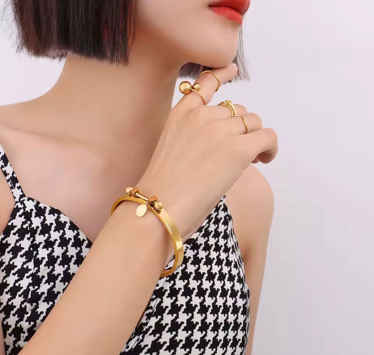 Ava Stainless Steel Bracelet