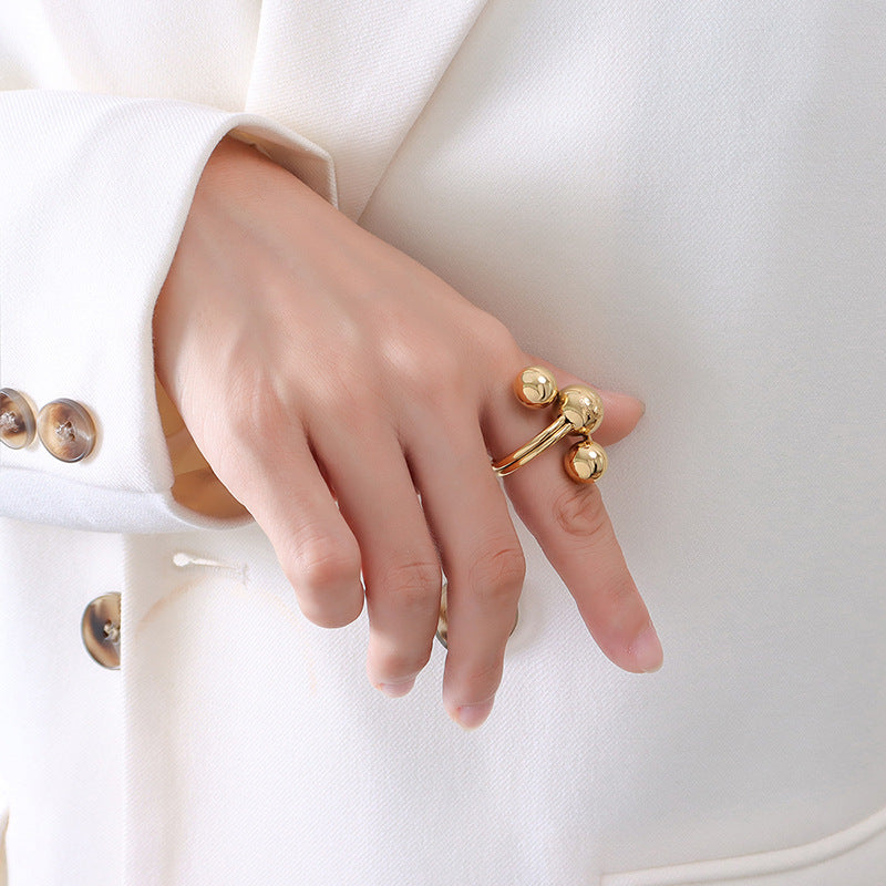 Hannah Stainless Steel Ring