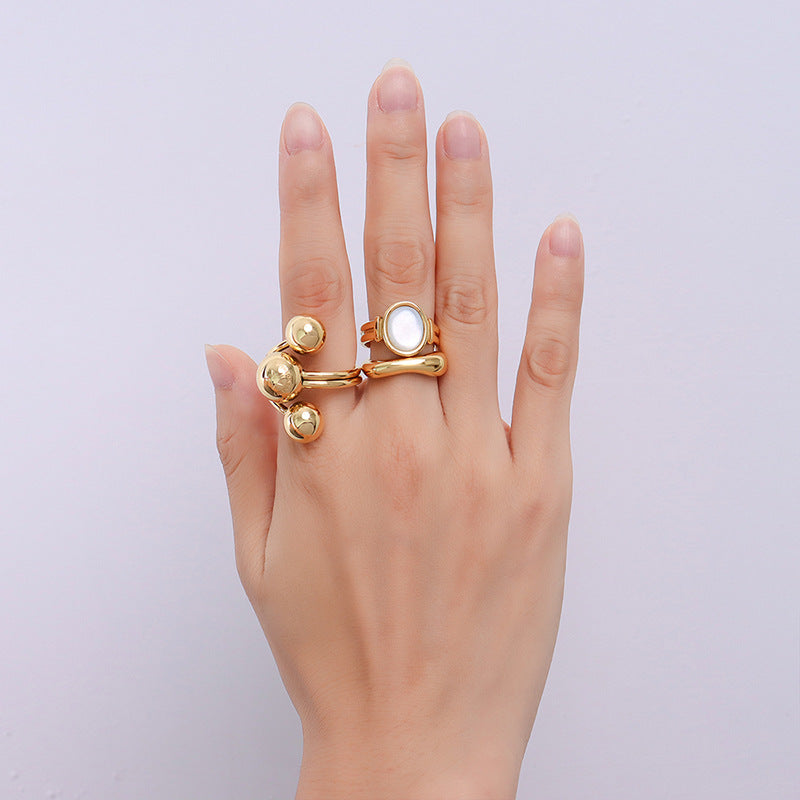 Hannah Stainless Steel Ring