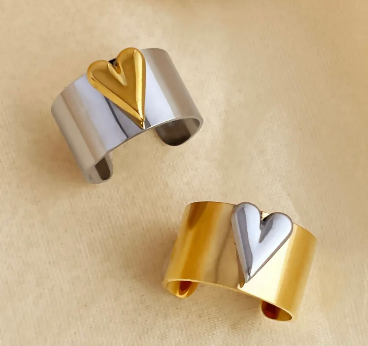 Sweet Love Stainless Steel Ring