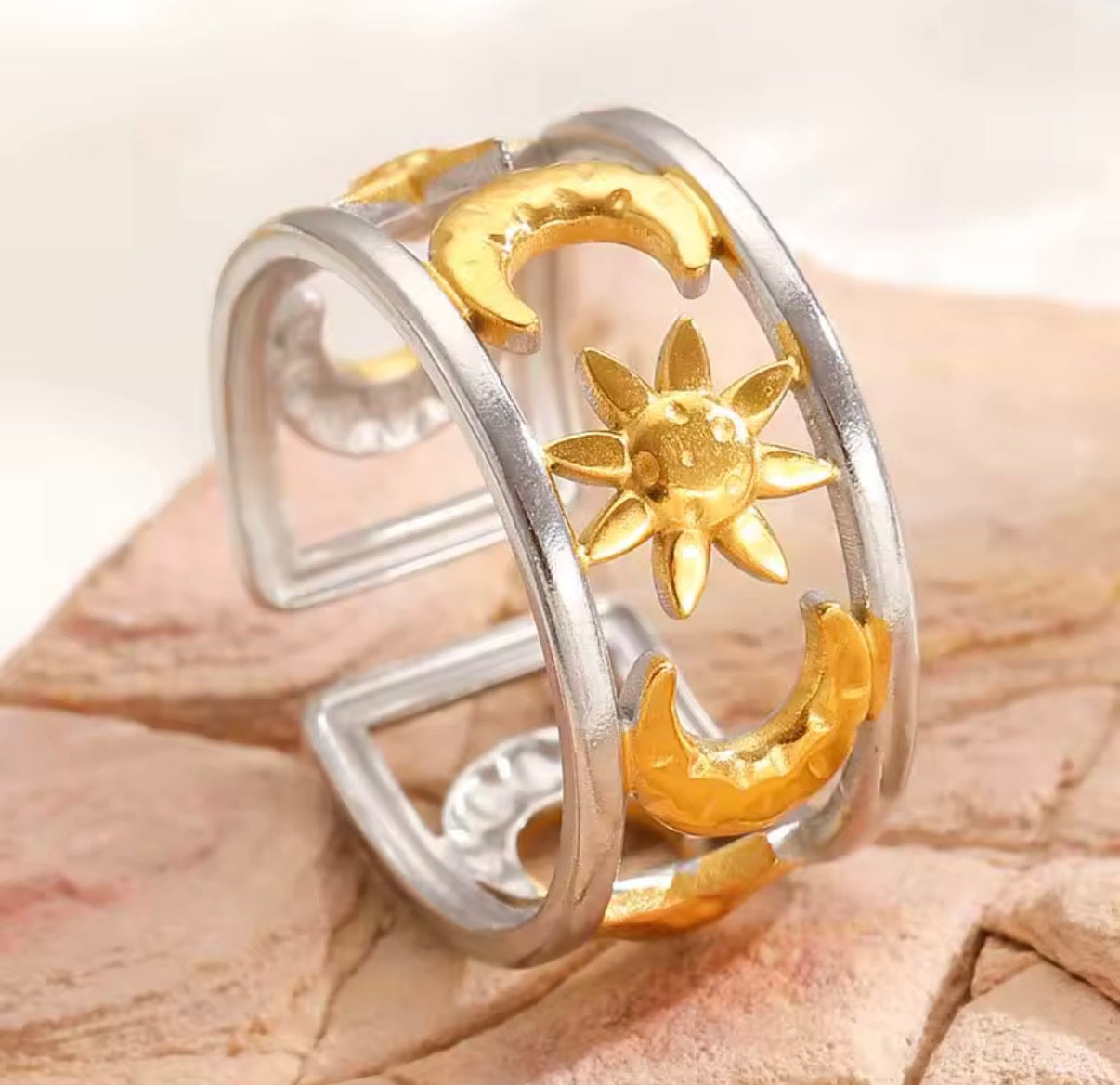 Solaris Stainless Steel Ring