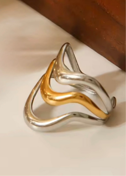 Nuria Stainless Steel Ring