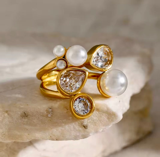 Charlotte Stainless Steel Ring