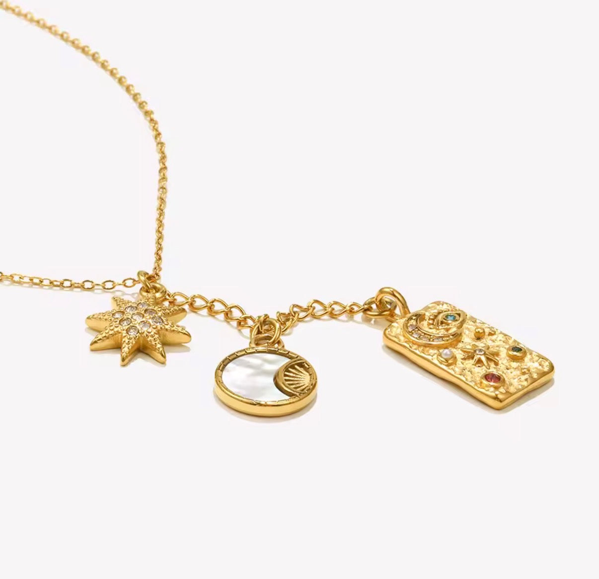 Celestial Stainless Steel Necklace