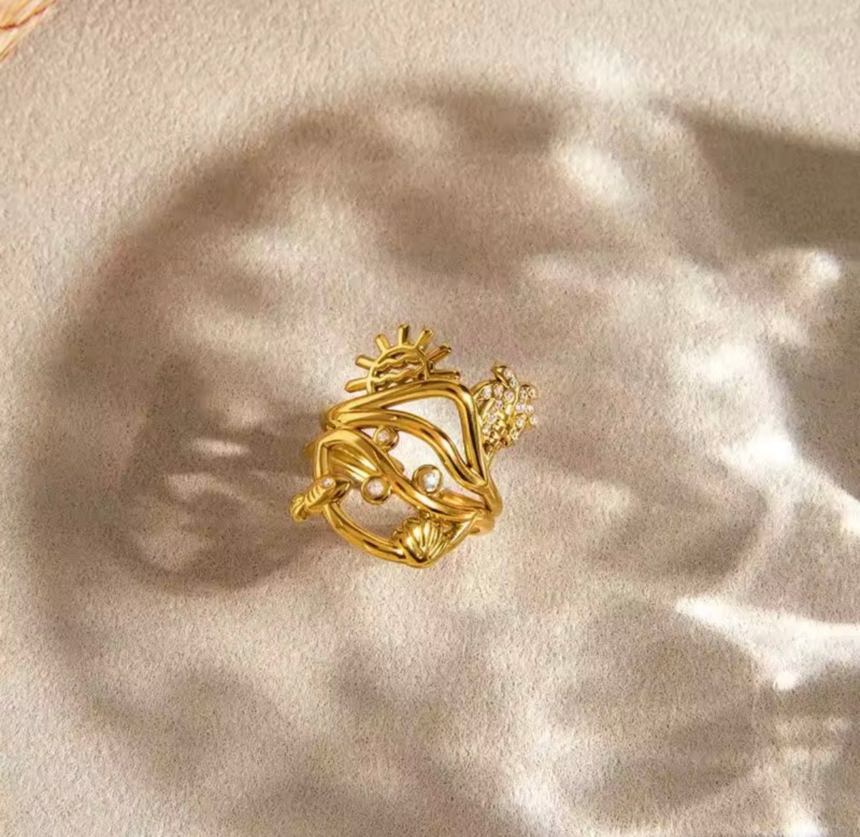Paradise Stainless Steel Ring