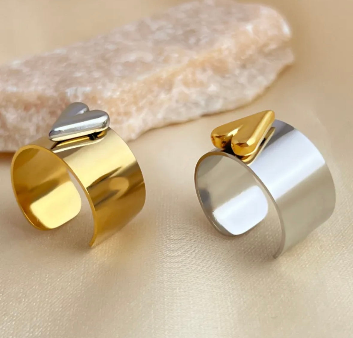 Sweet Love Stainless Steel Ring