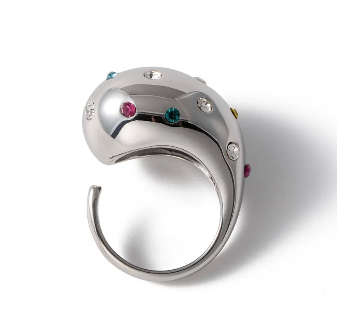 Valeria Stainless Steel Ring