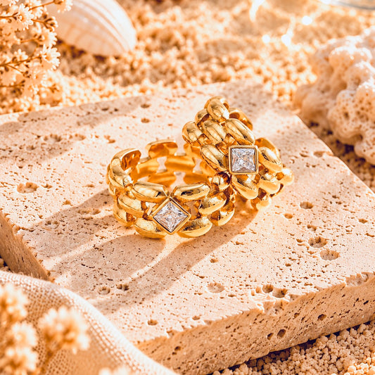 Alice Stainless Steel Ring