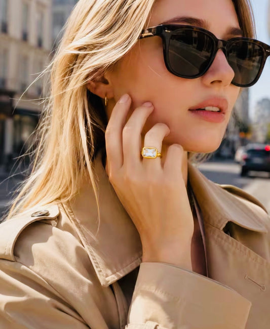 Halo Stainless Steel Ring