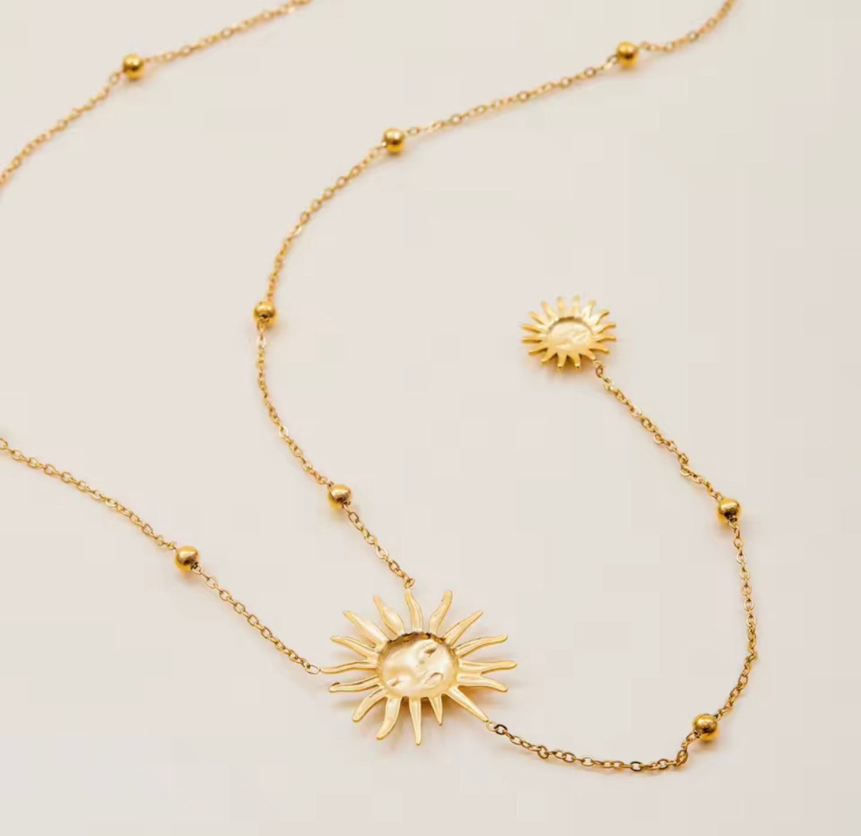 Bright Sun Stainless Steel Necklace