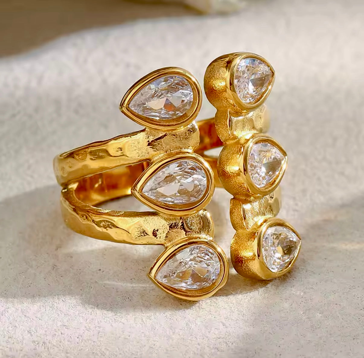 Elle Stainless Steel Ring