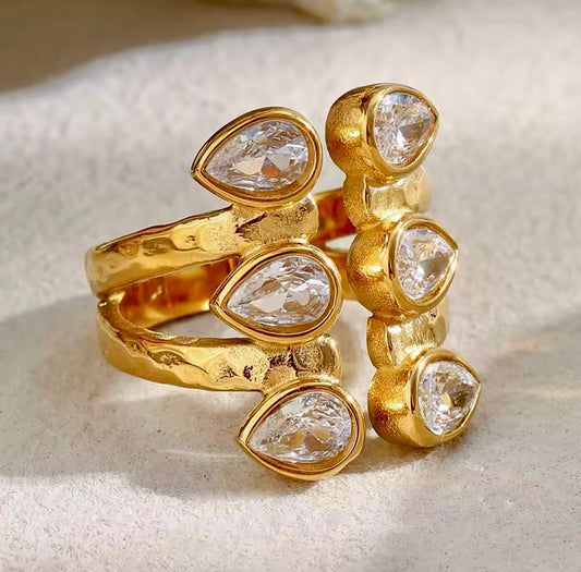 Elle Stainless Steel Ring