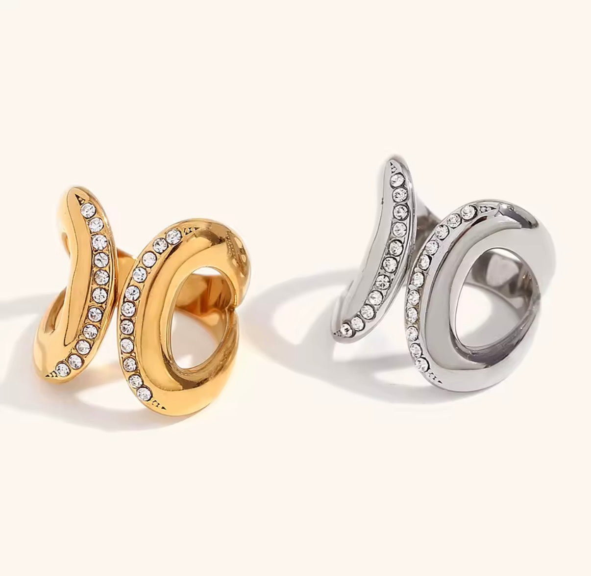 Belle Stainless Steel Ring