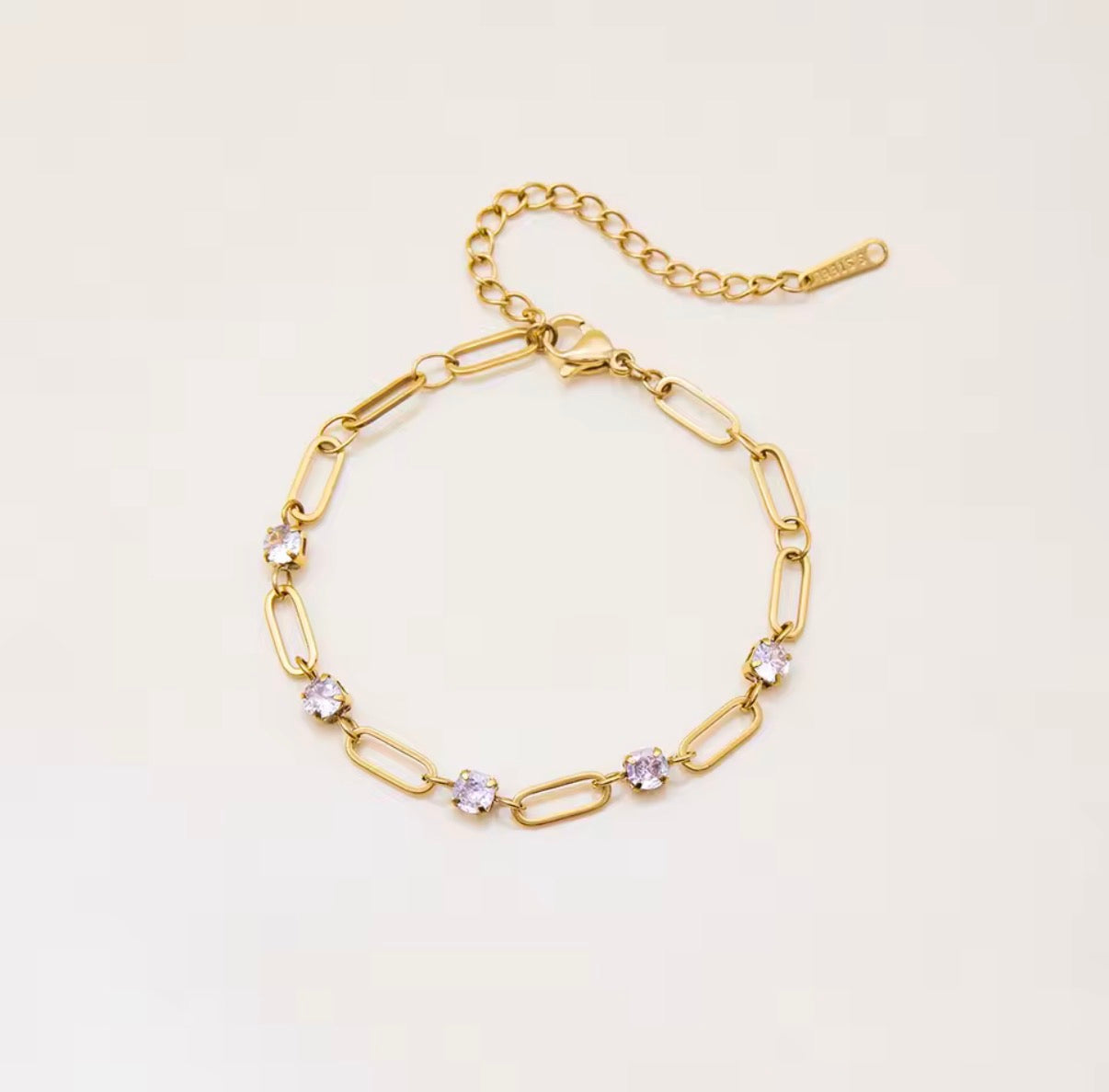 Tiffany Stainless Steel Chain Bracelet