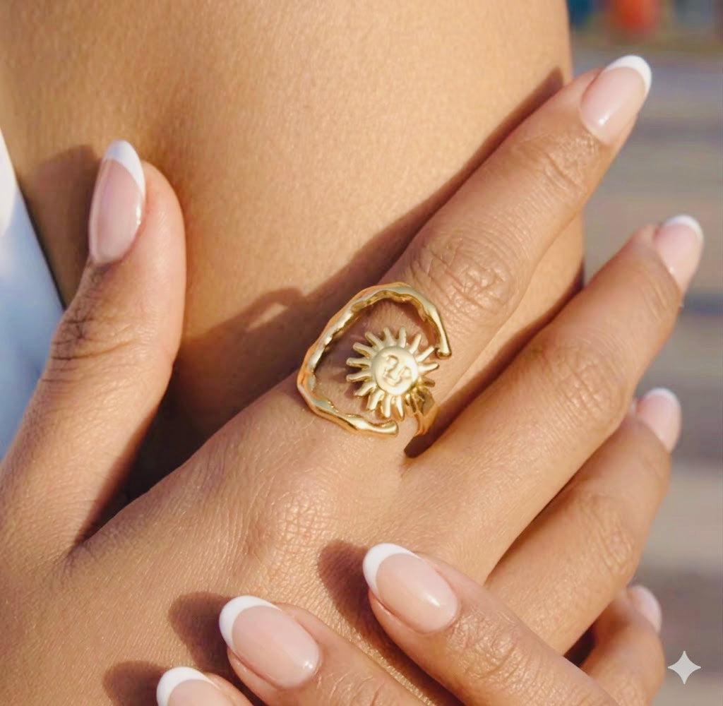 Sky Sun Stainless Steel Ring