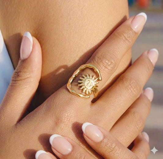 Sky Sun Stainless Steel Ring