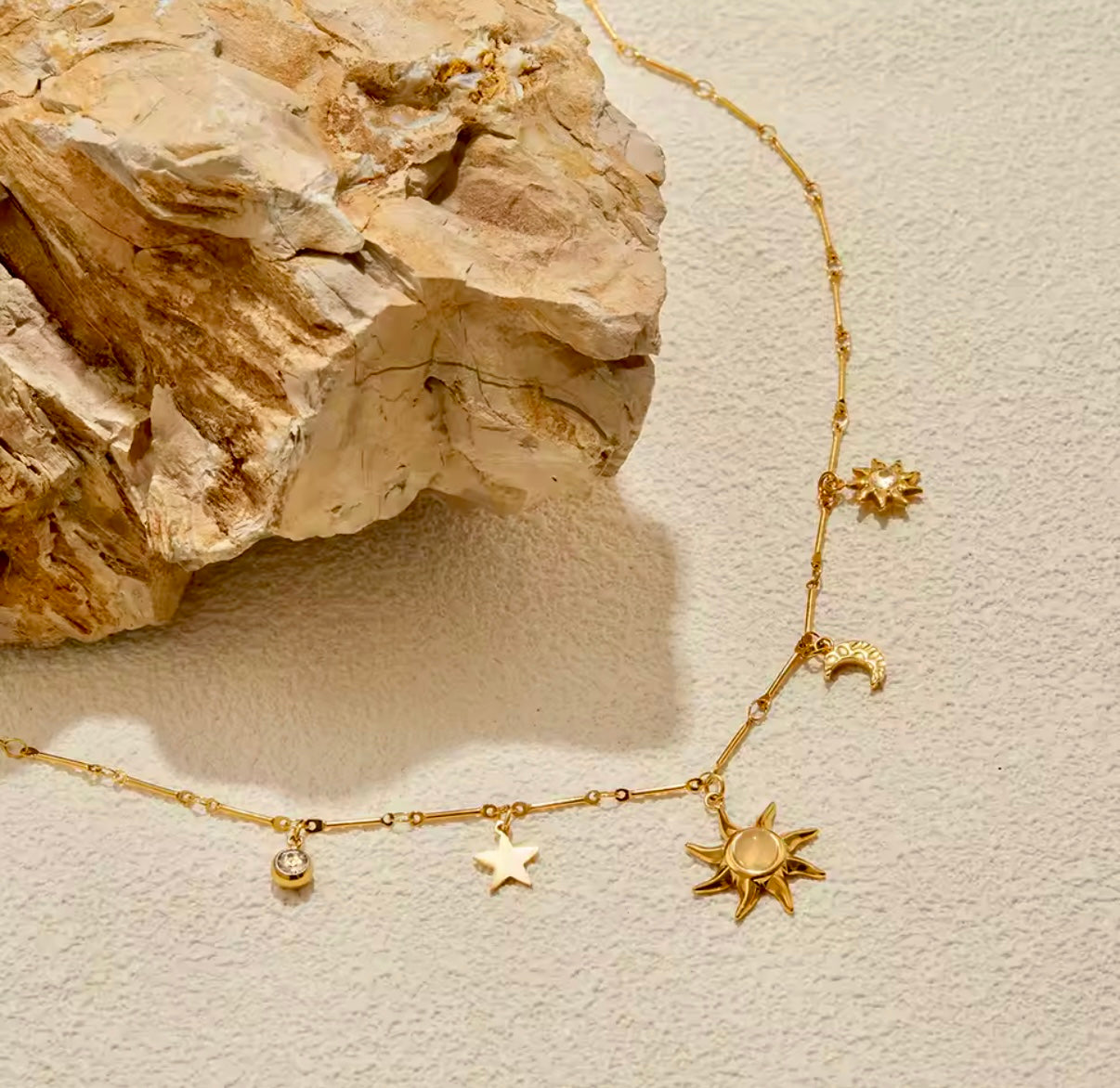 Sunny Mode Stainless Steel Necklace