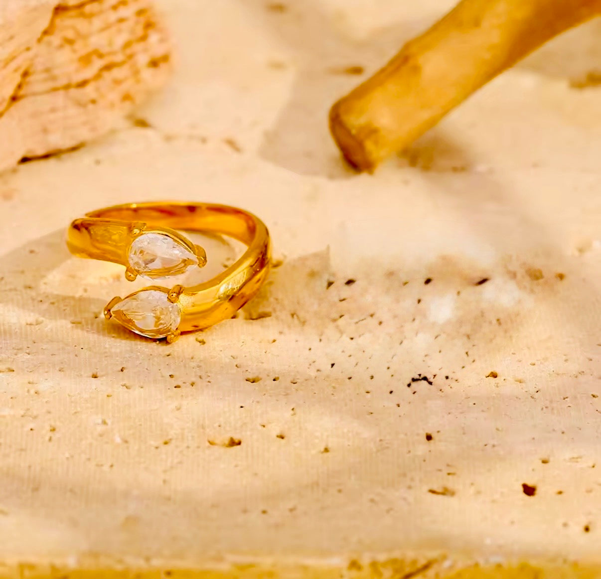 Glittering Stainless Steel Ring