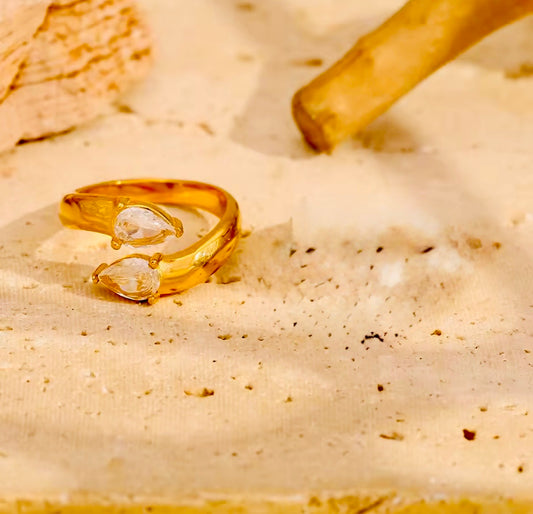 Glittering Stainless Steel Ring