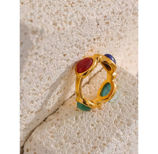 Calypso Stainless Steel Ring