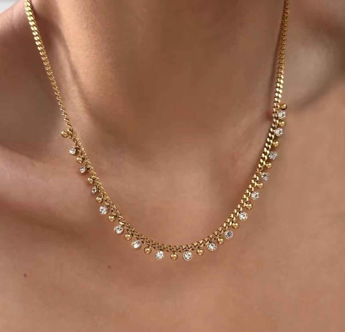 Spark Stainless Steel Necklace