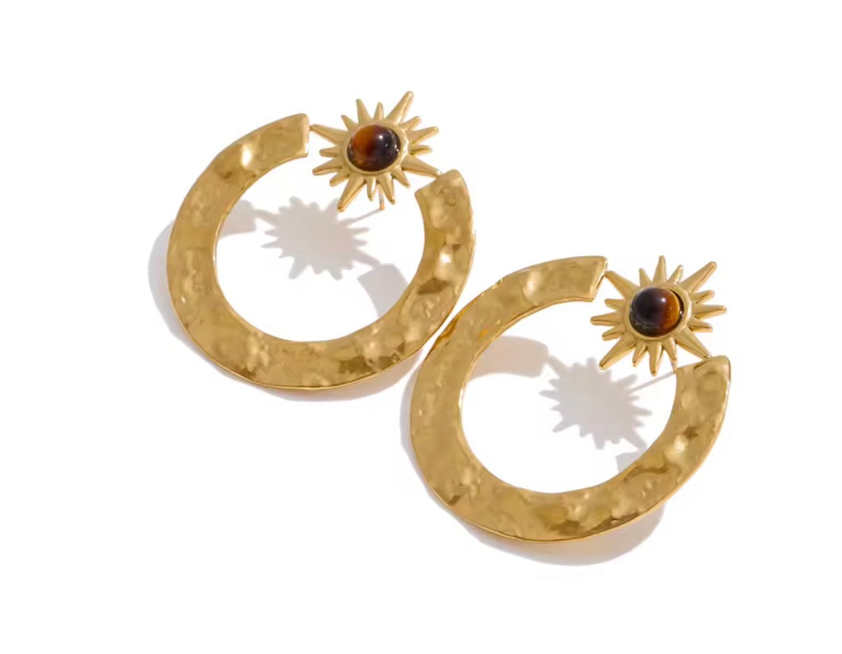Universe Stainless Steel Earrings