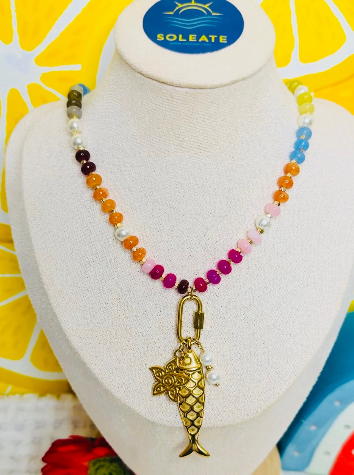 Golden Fish Necklace