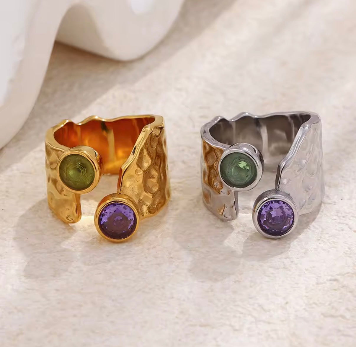 Isabela Stainless Steel Ring