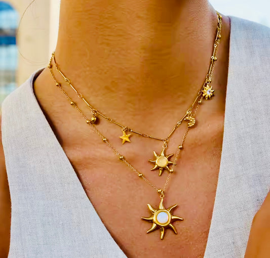 Sunny Mode Stainless Steel Necklace