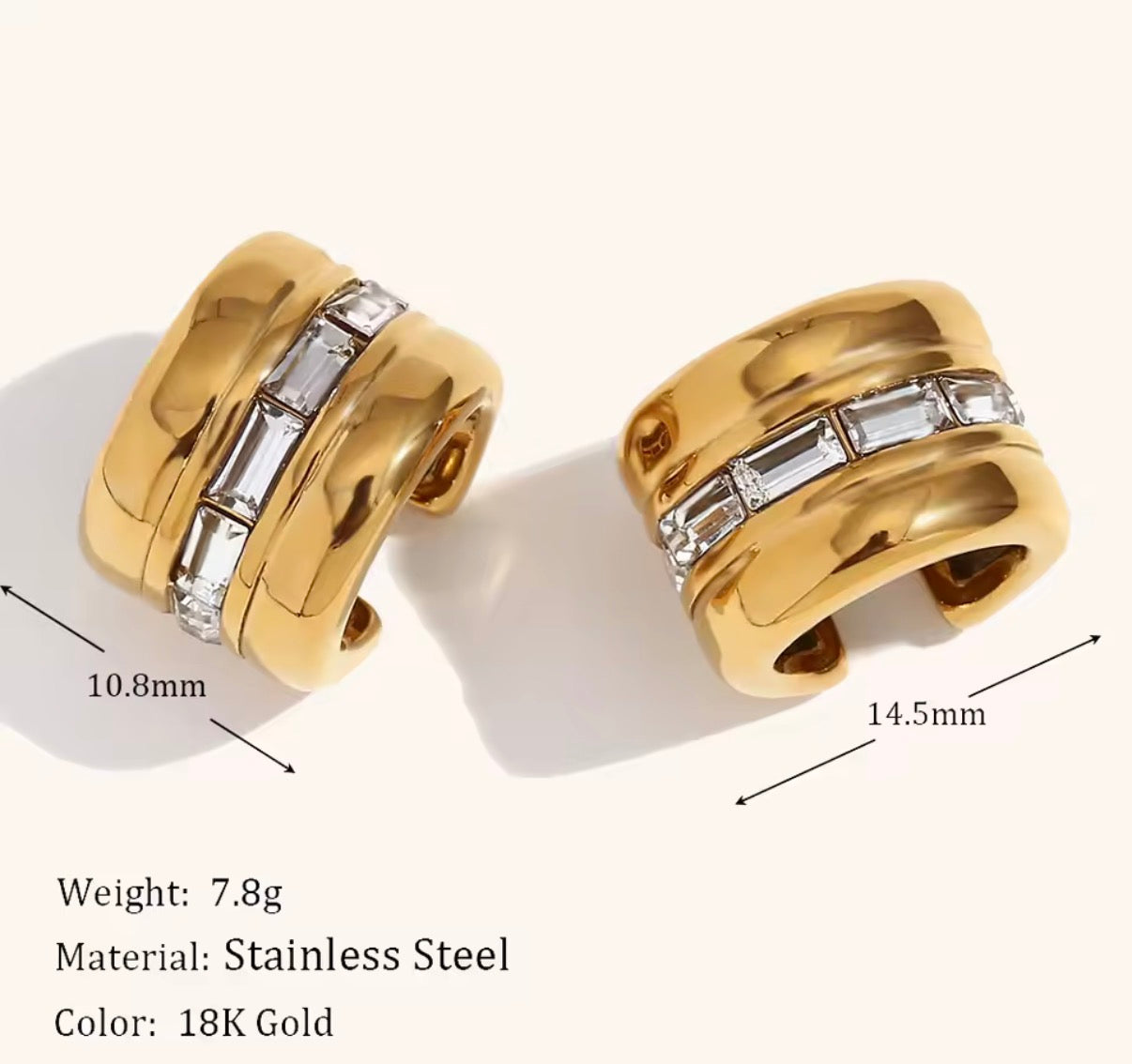 Magic Crystal Ear Cuff