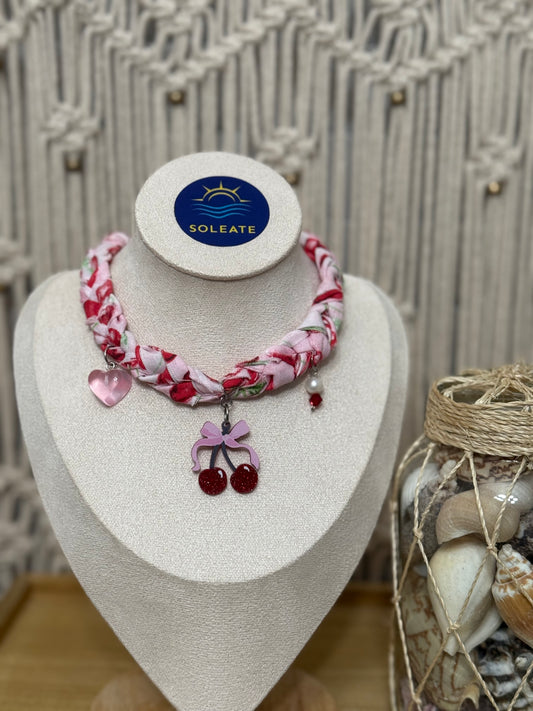 Cherry On Top Bandana Necklace