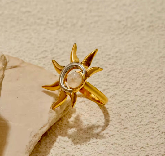 Eclipse Stainless Steel Ring