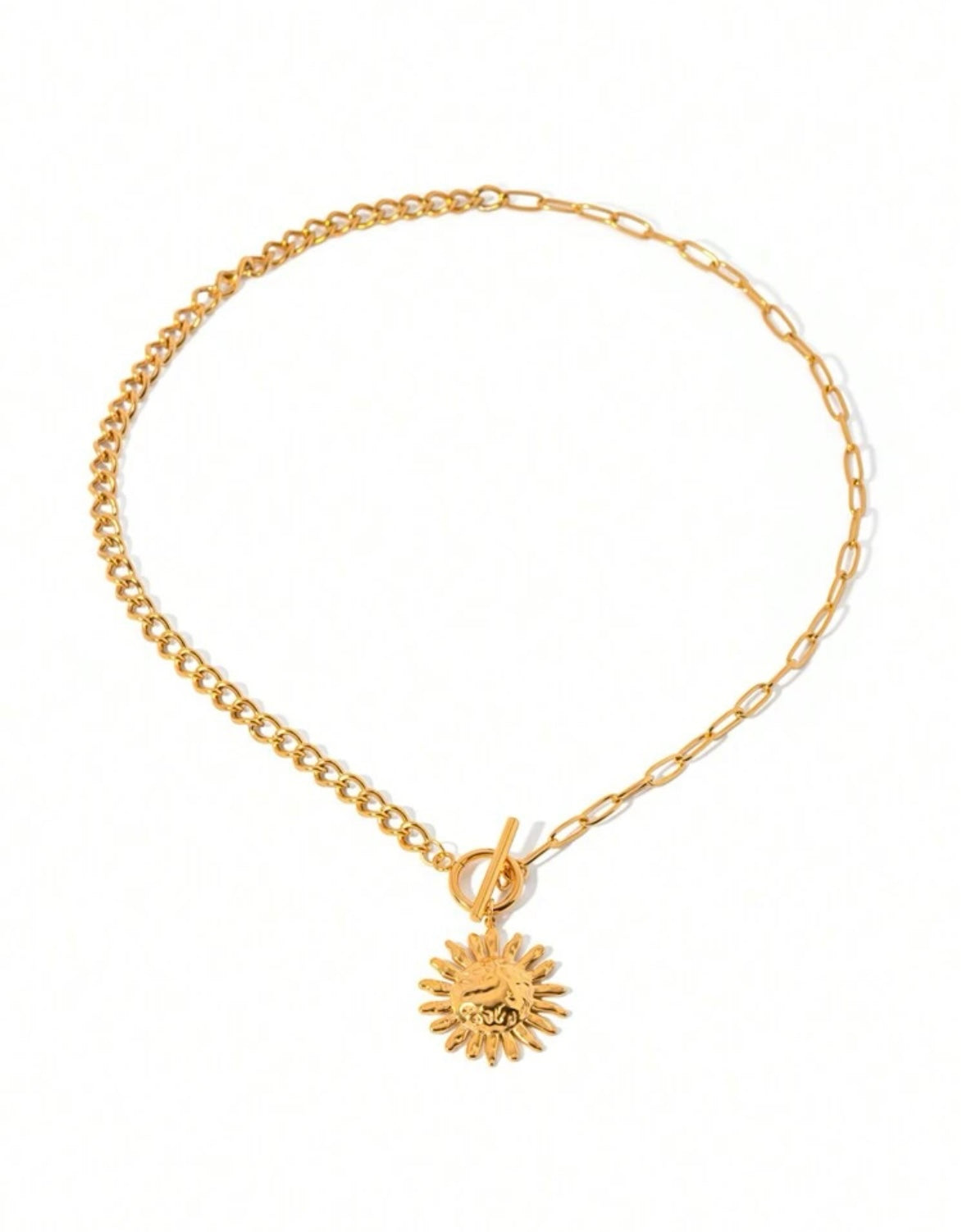 Sunflower Stainless Steel Necklace