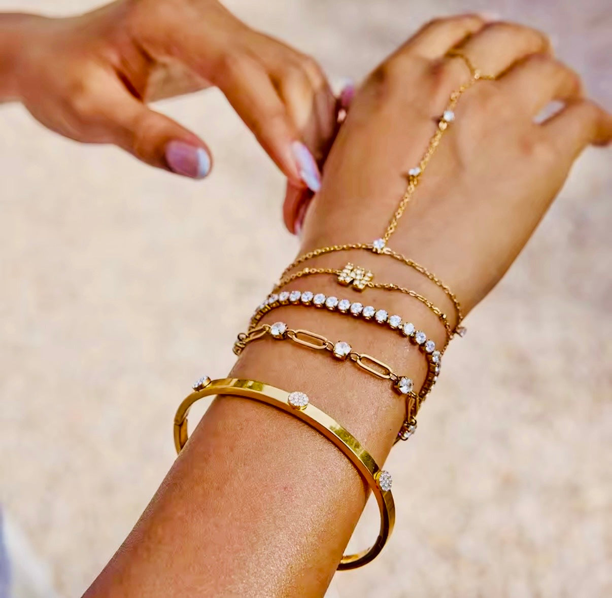 Tiffany Stainless Steel Chain Bracelet