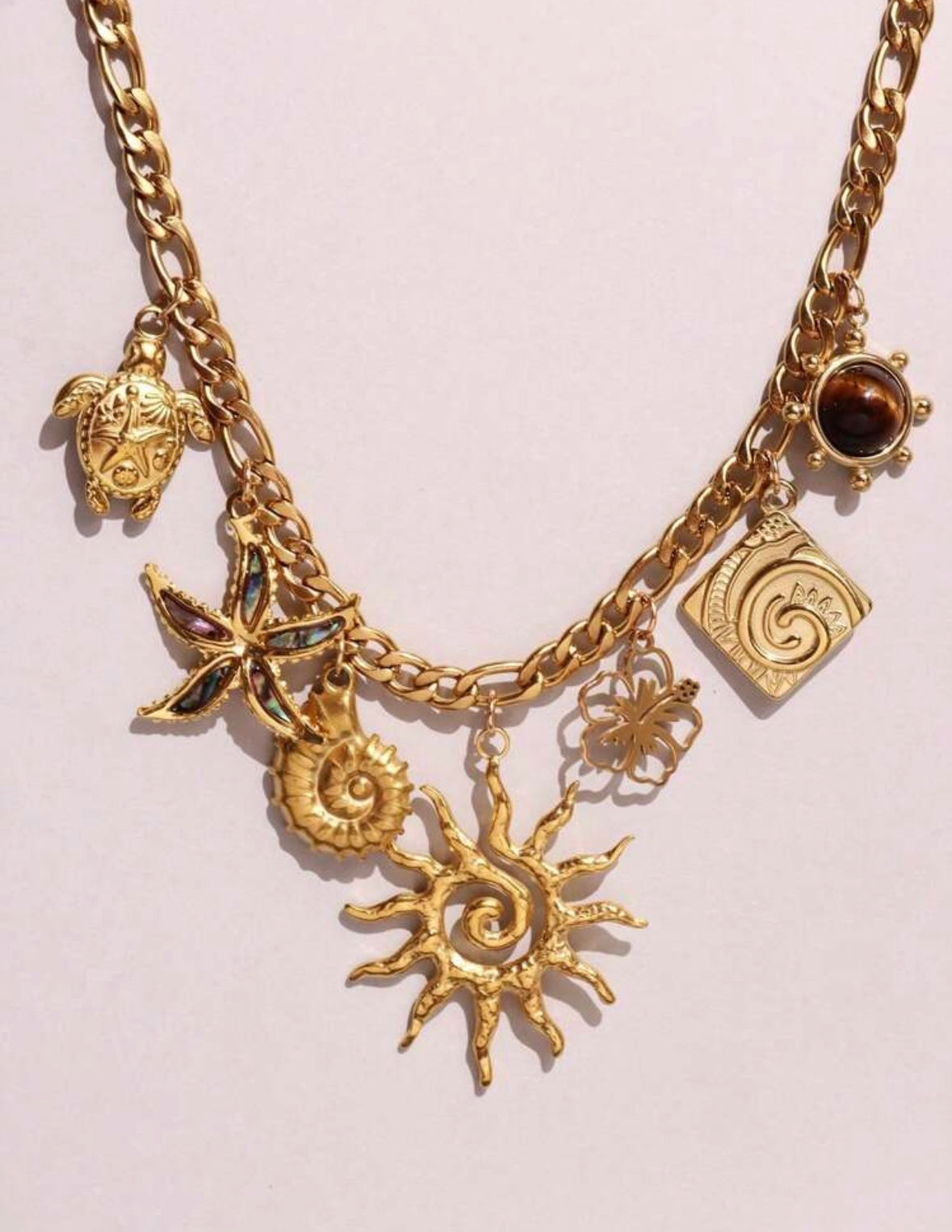 Tropicaleo Stainless Steel Necklace