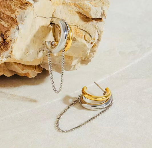 Janice Stainless Steel Earrings