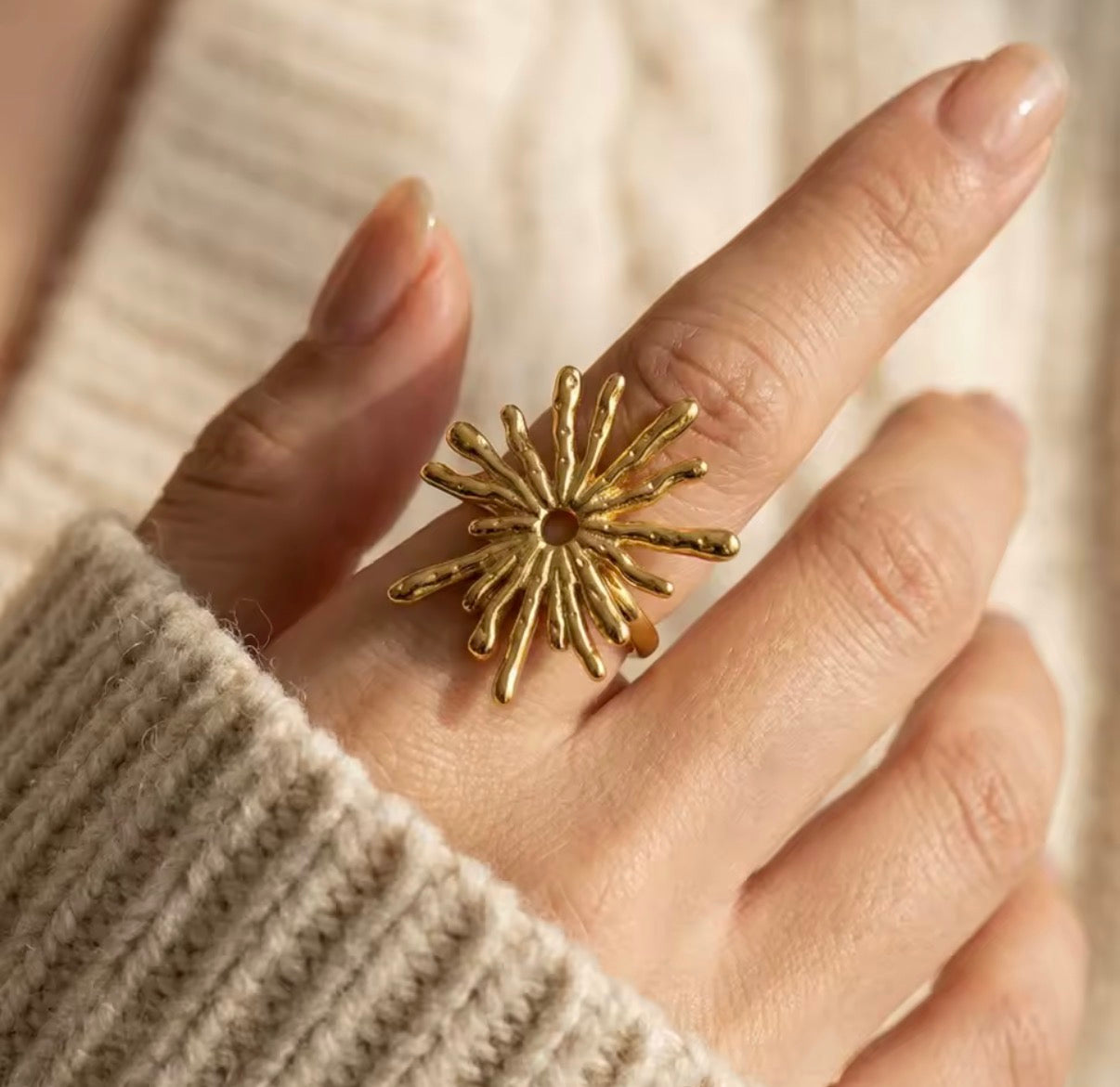 Sunfire Stainless Steel Ring