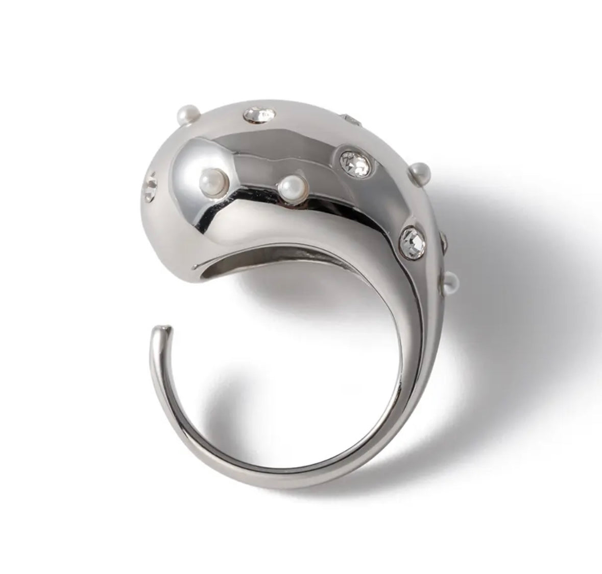 Valeria Stainless Steel Ring