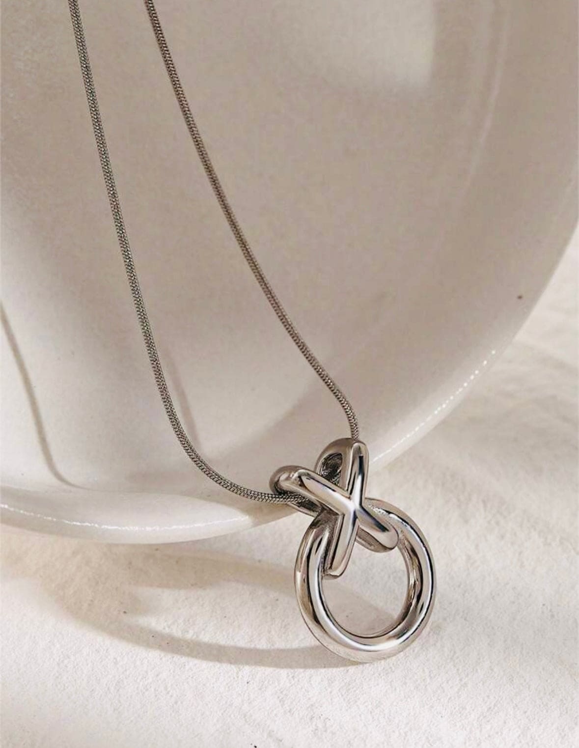 Xoxo Stainless Steel Necklace