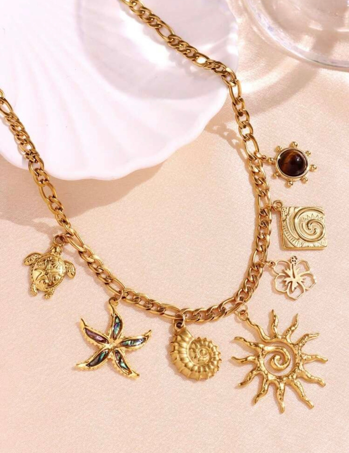 Tropicaleo Stainless Steel Necklace