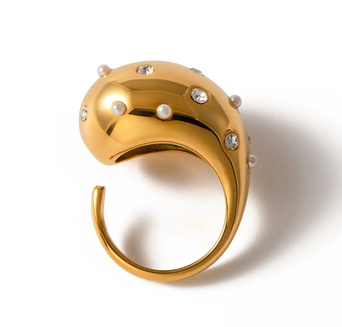 Valeria Stainless Steel Ring