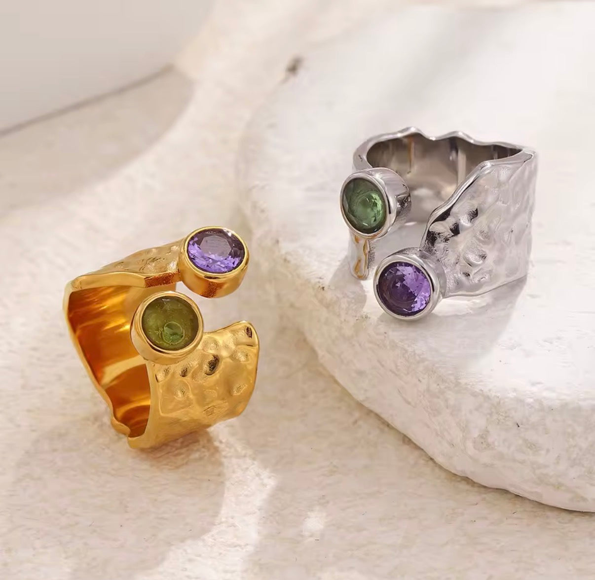 Isabela Stainless Steel Ring