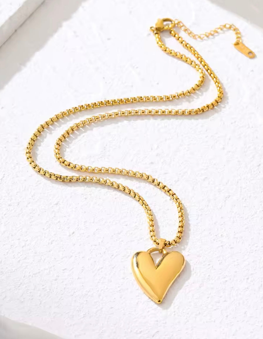 Treasure Love Stainless Steel Necklace