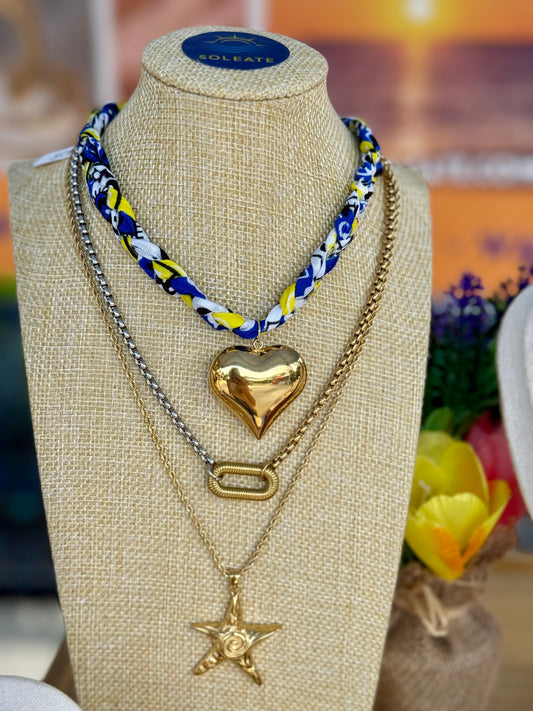 Beach In-Love Bandana Necklace