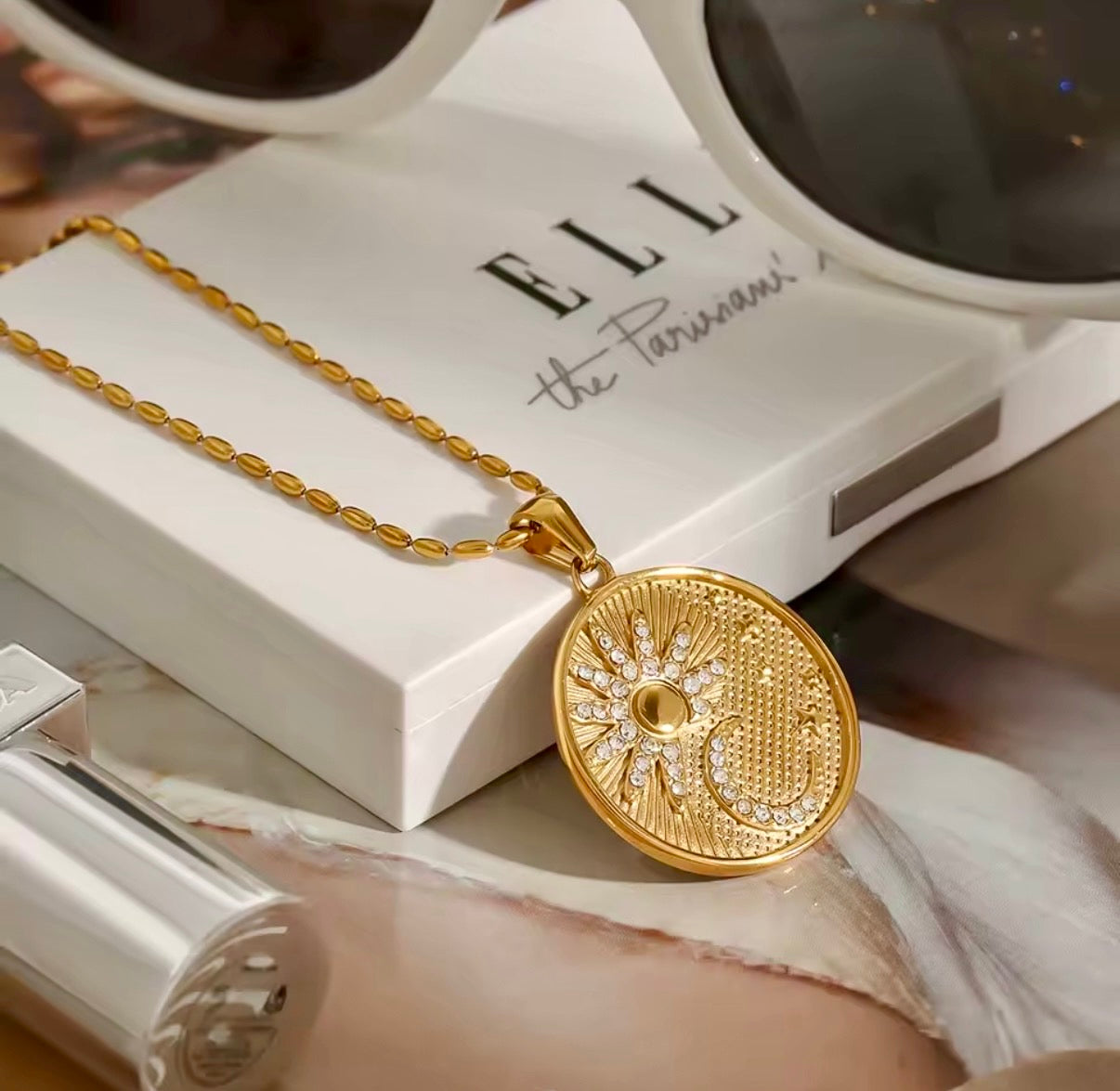 Solaris Stainless Steel Necklace