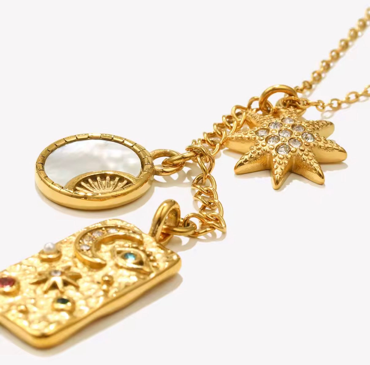 Celestial Stainless Steel Necklace