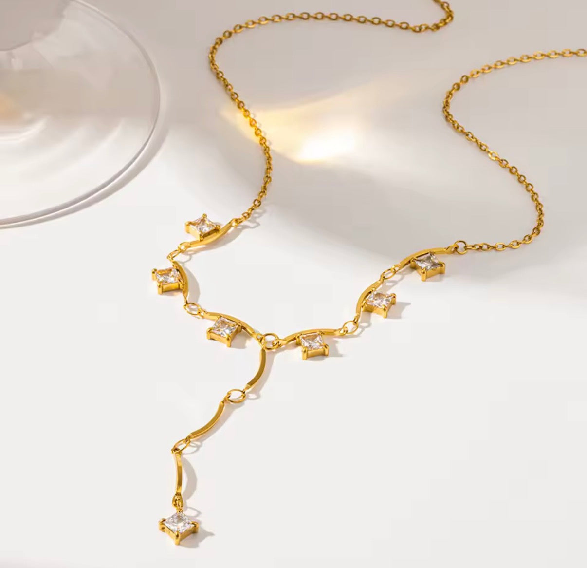 Aura Stainless Steel Necklace