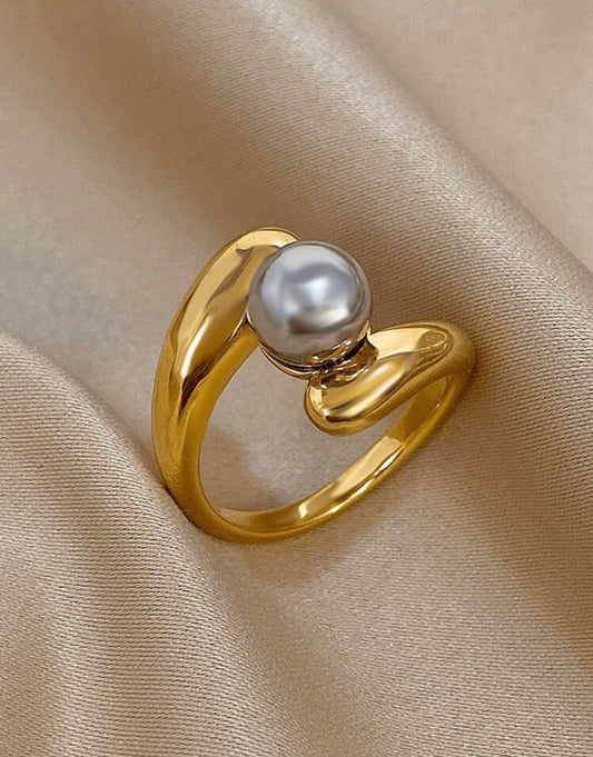 Jackie Stainless Steel Ring