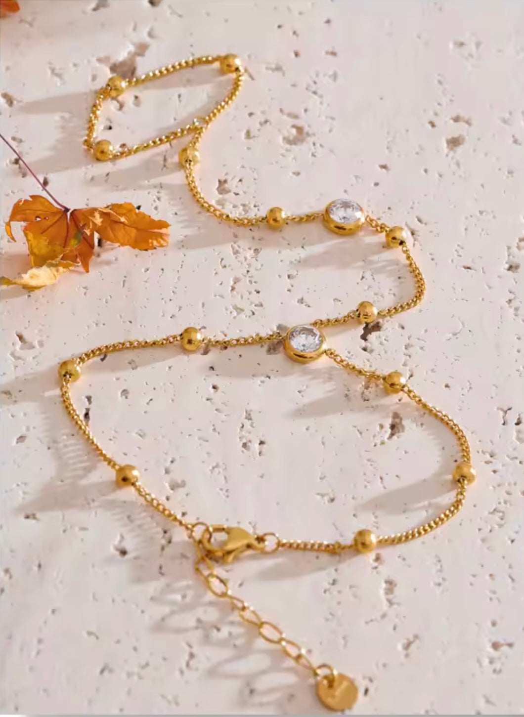 Tinsel Stainless Steel Chain Bracelet